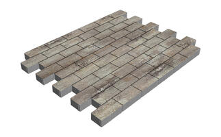  Тротуарная плитка Steinrus Прямоугольник Лайн 200х100х60 мм Берилл Native: внешний вид